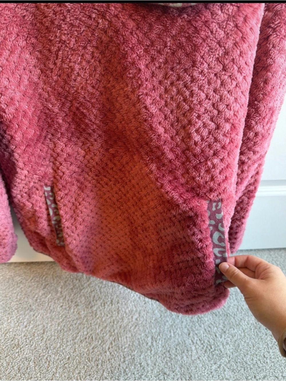 Simply Southern Cozy Plush Pullover Sweater - Dusty Rose - Picture 3 of 5